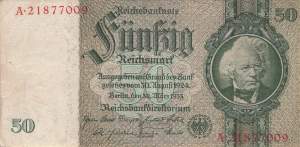 50 Mark 1933 ro.175c L/A